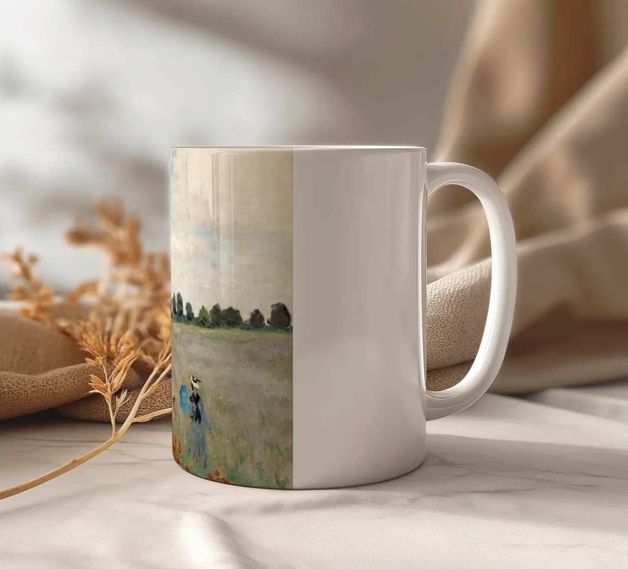Poppy Field 1881 - Claude Monet tazza in ceramica da apoloprints