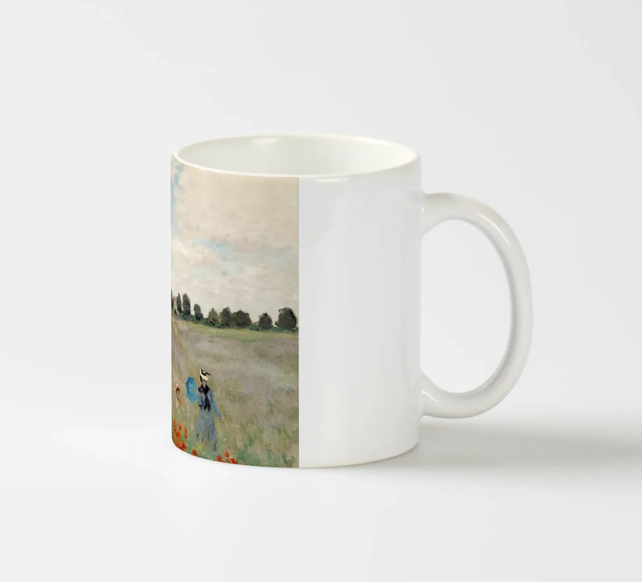 Poppy Field 1881 - Claude Monet tazza in ceramica da apoloprints
