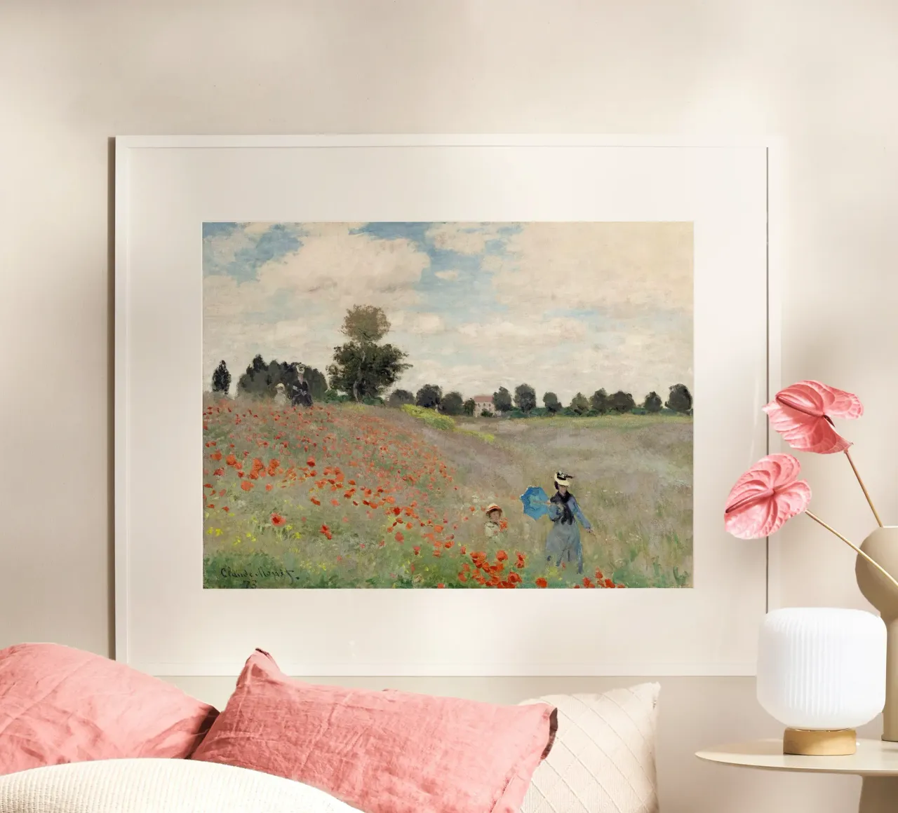 Poppy Field 1881 - Claude Monet poster da apoloprints
