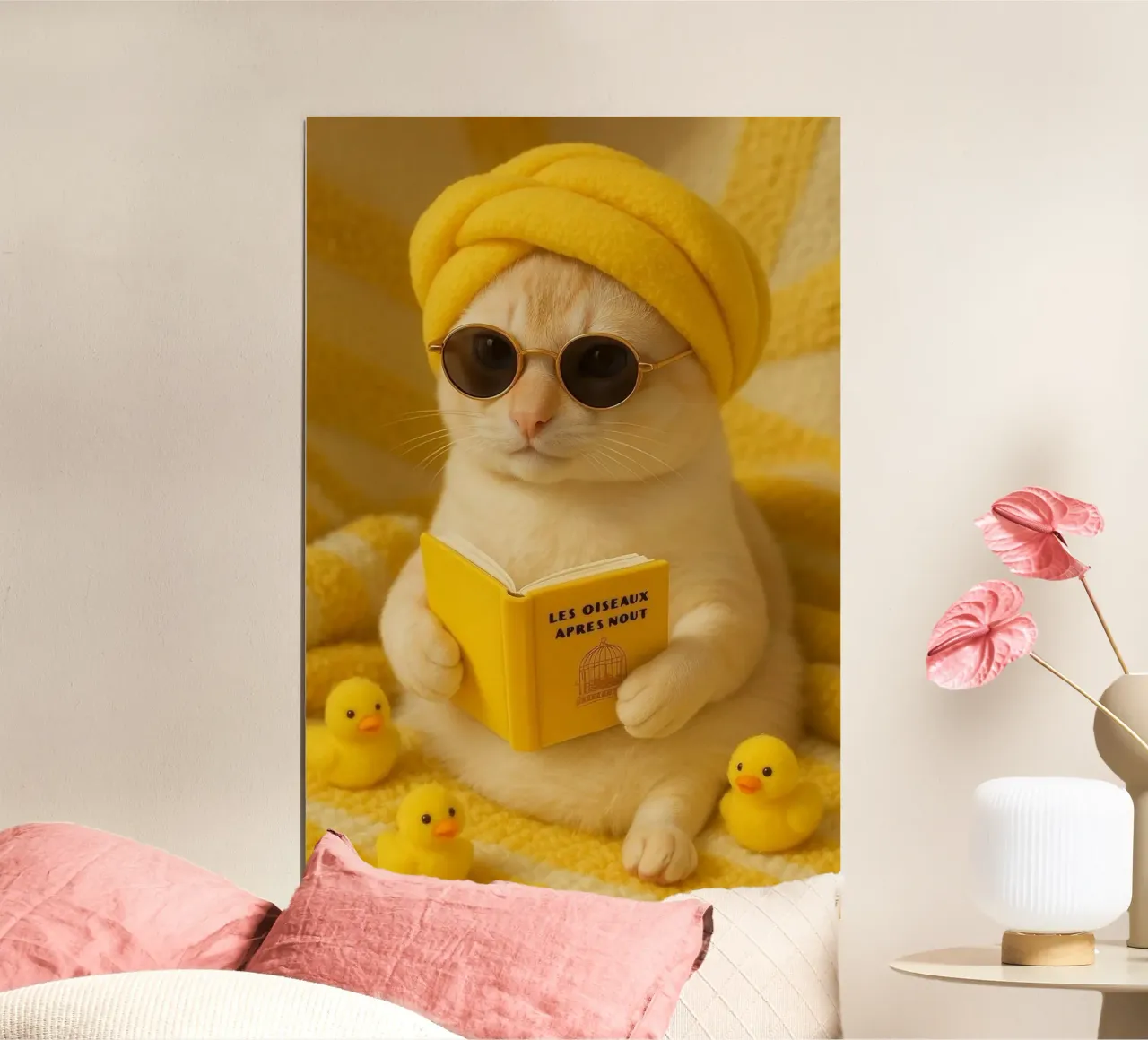 car with yellow tone poster da firmana