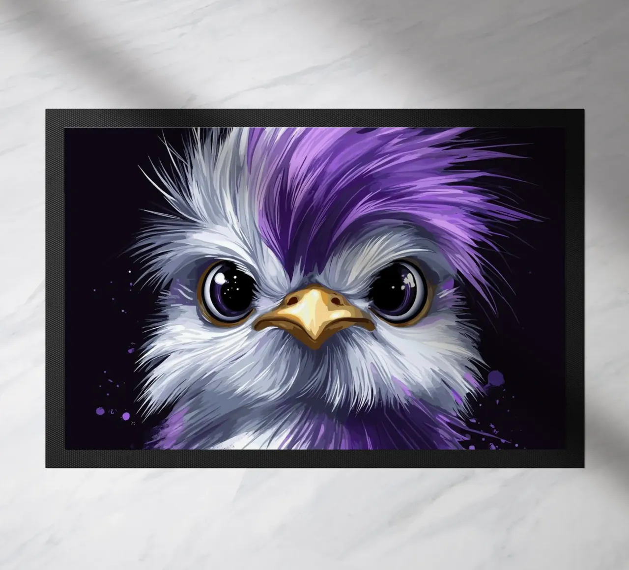 Gallina di seta in viola zerbino da pixelbull - medieval art and more