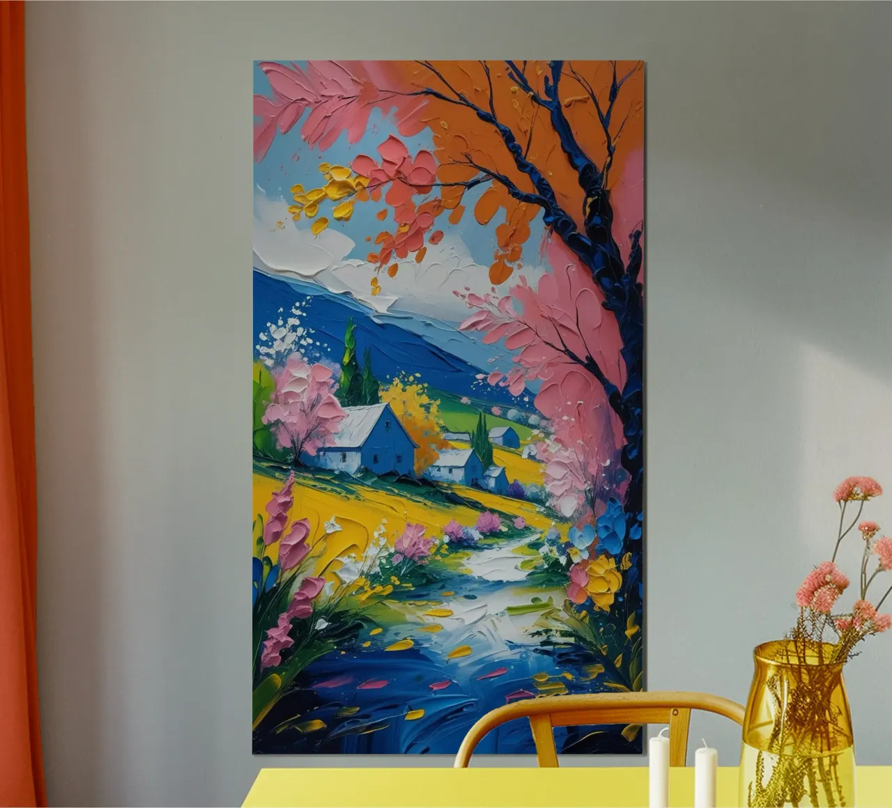 epic nature tree poster con telaio in alluminio da sunity