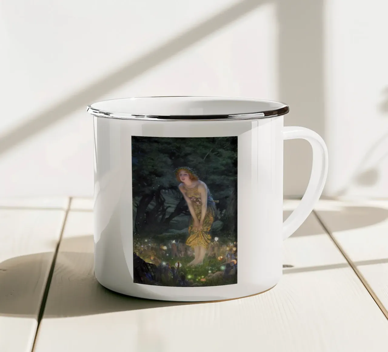 Midsummer Eve 1908 tazza in smalto da apoloprints