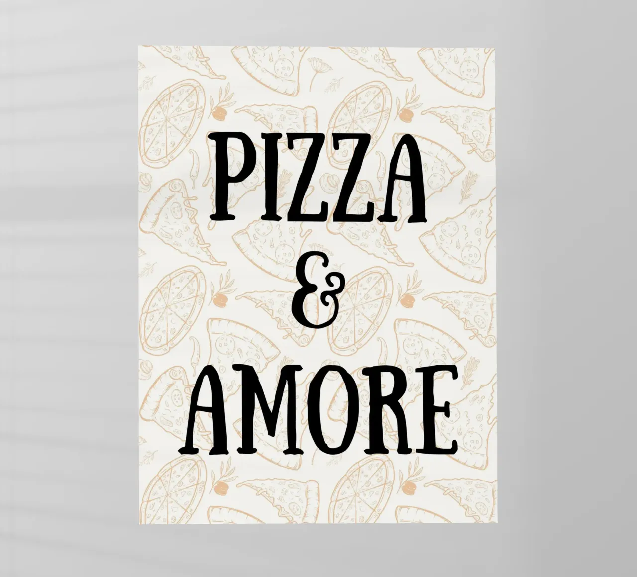 Pizza & Amore pellicola backlit da PinkCandyWalls