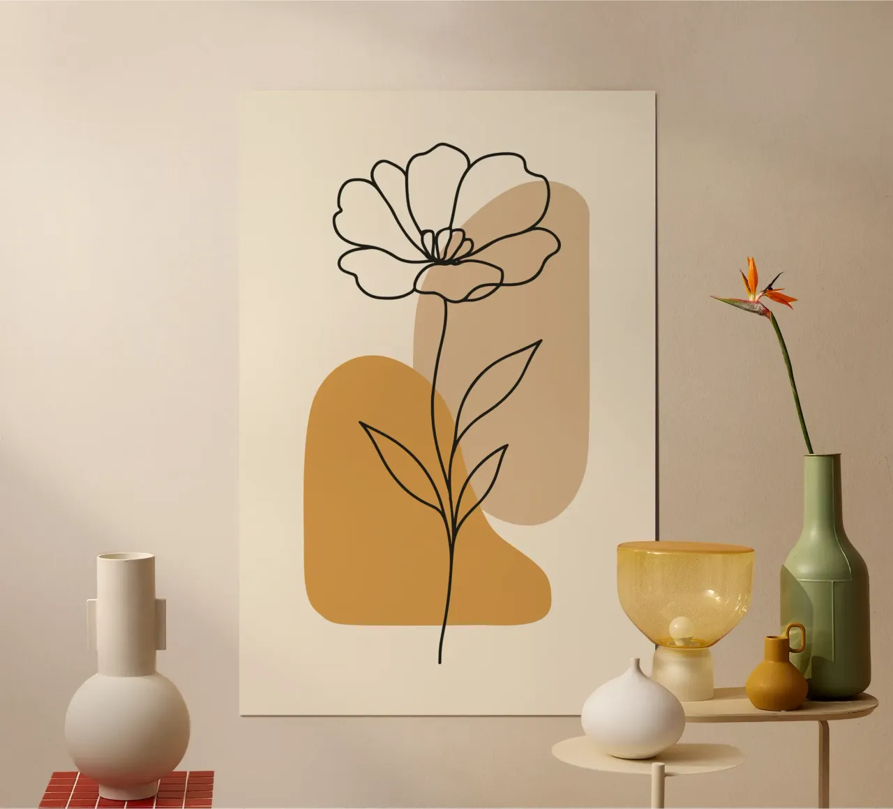 Minimal Line poster con telaio in plastica da LisaArtes