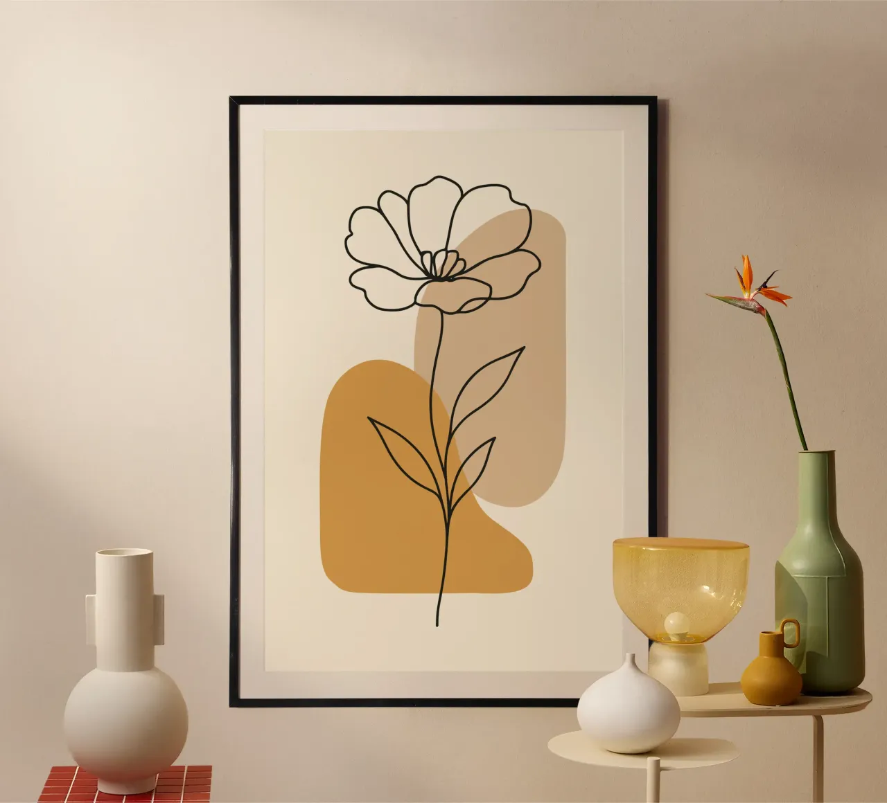 Minimal Line poster con telaio in plastica da LisaArtes