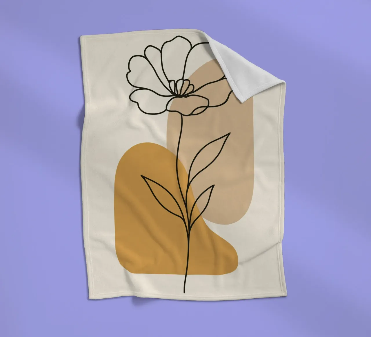 Minimal Line coperta in pile da LisaArtes