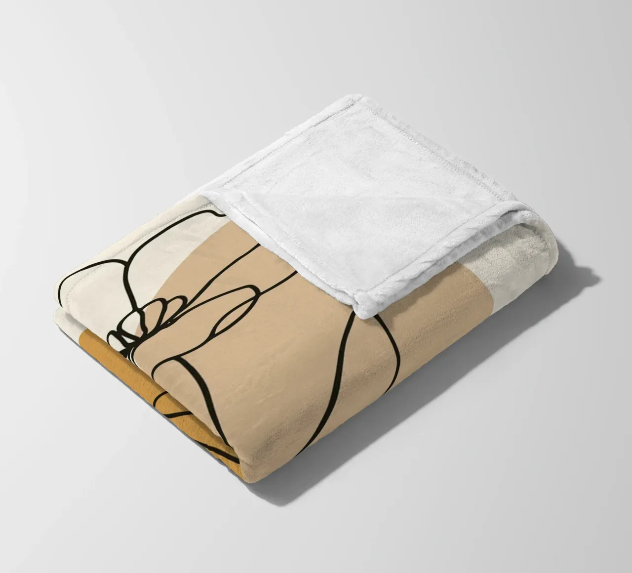 Minimal Line coperta in pile da LisaArtes