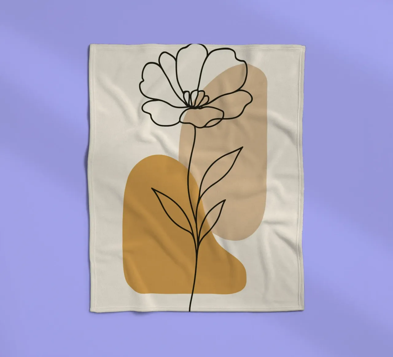 Minimal Line coperta in pile da LisaArtes