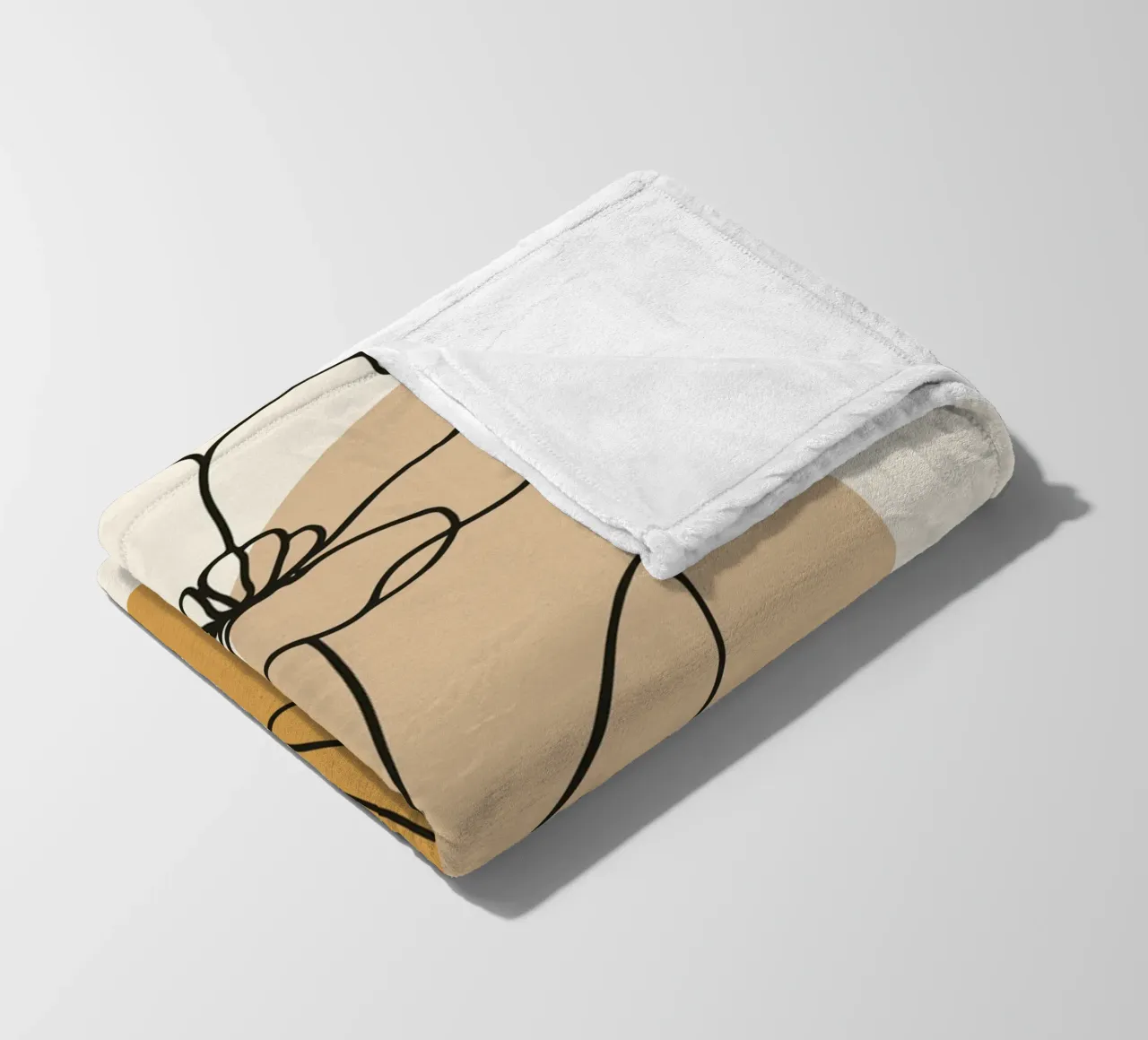 Minimal Line coperta in pile da LisaArtes