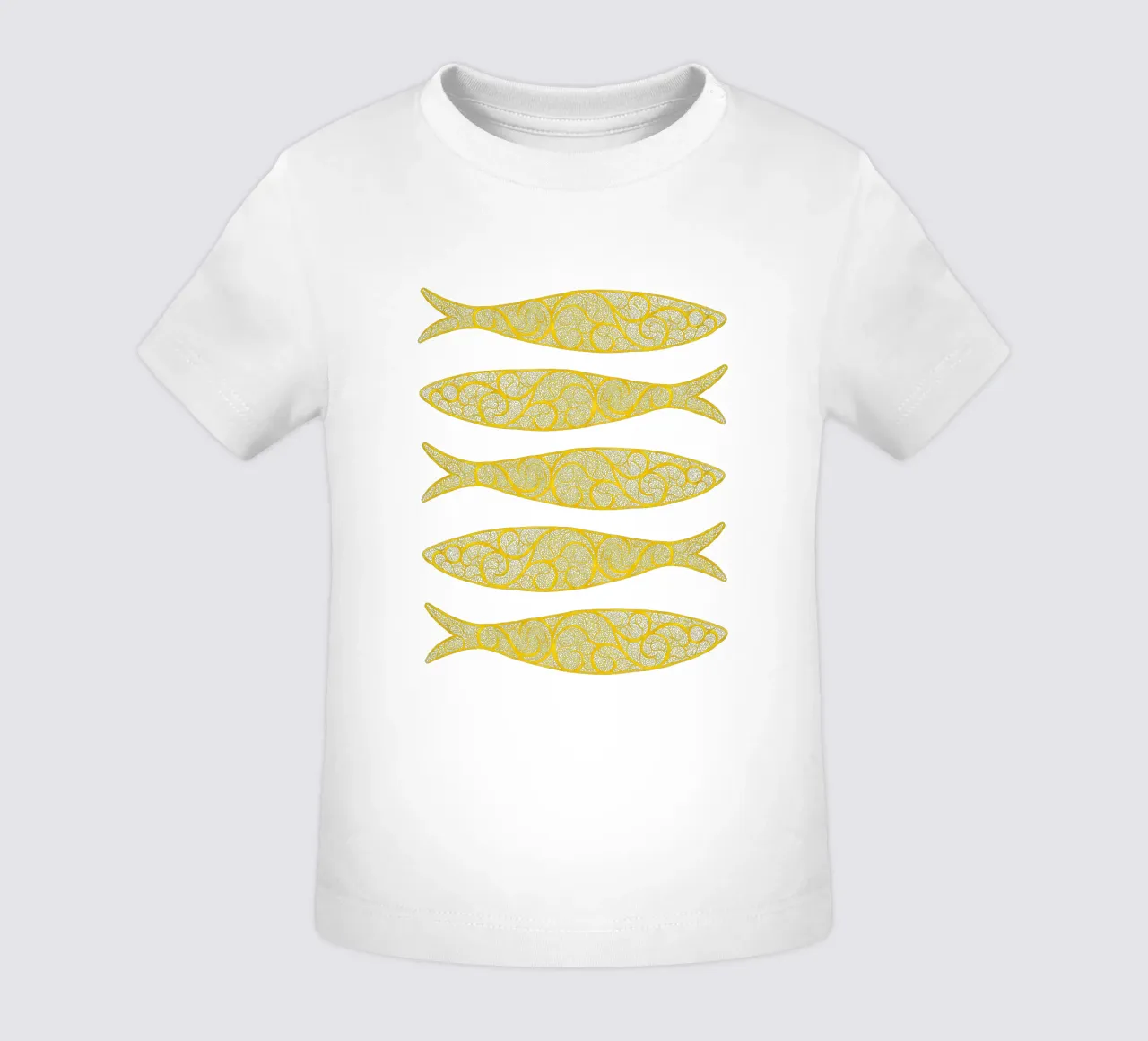Golden Sardines maglietta neonato da Kuba Gornowicz