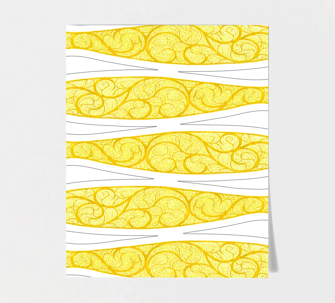 Golden Sardines sticker sheet by Kuba Gornowicz