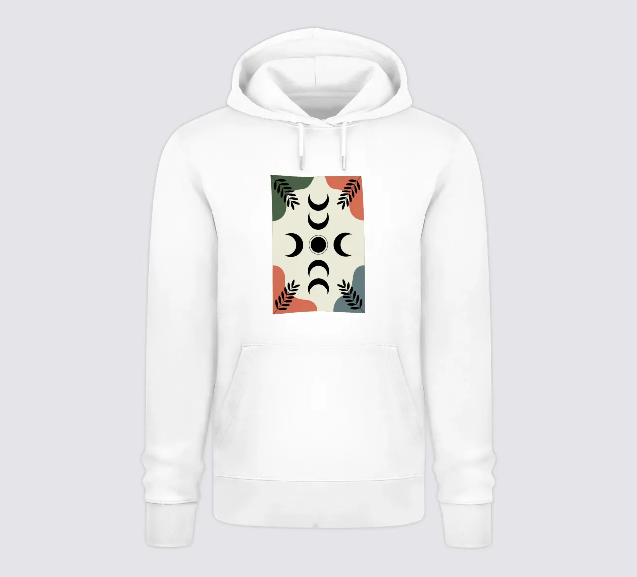 Moon Phase Vines felpa con cappuccio da LisaArtes