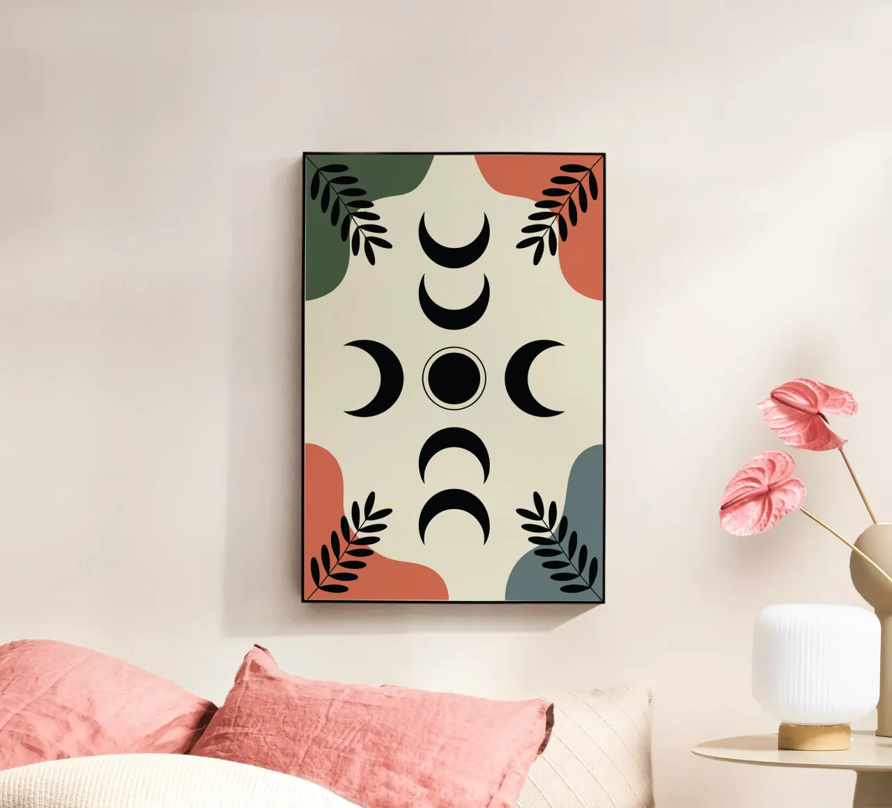 Moon Phase Vines plexiglass da LisaArtes