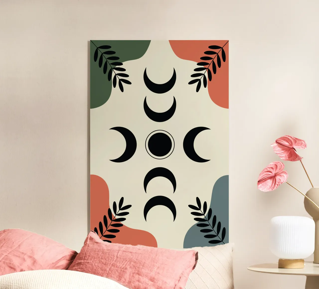 Moon Phase Vines plexiglass da LisaArtes