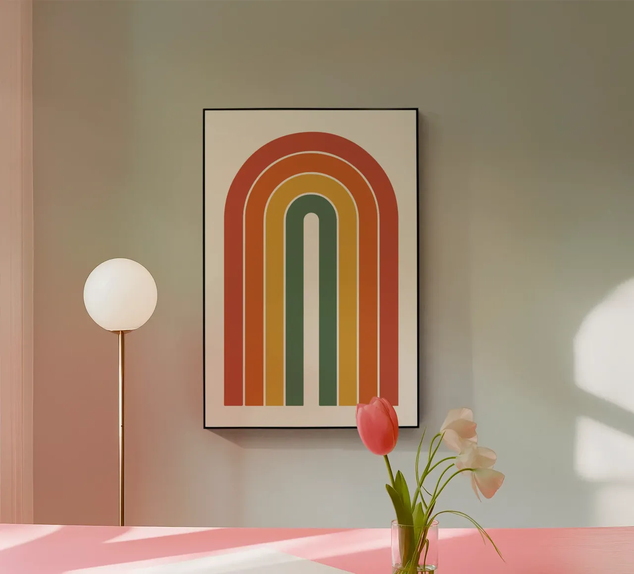 Retro Rainbow plexiglass da LisaArtes