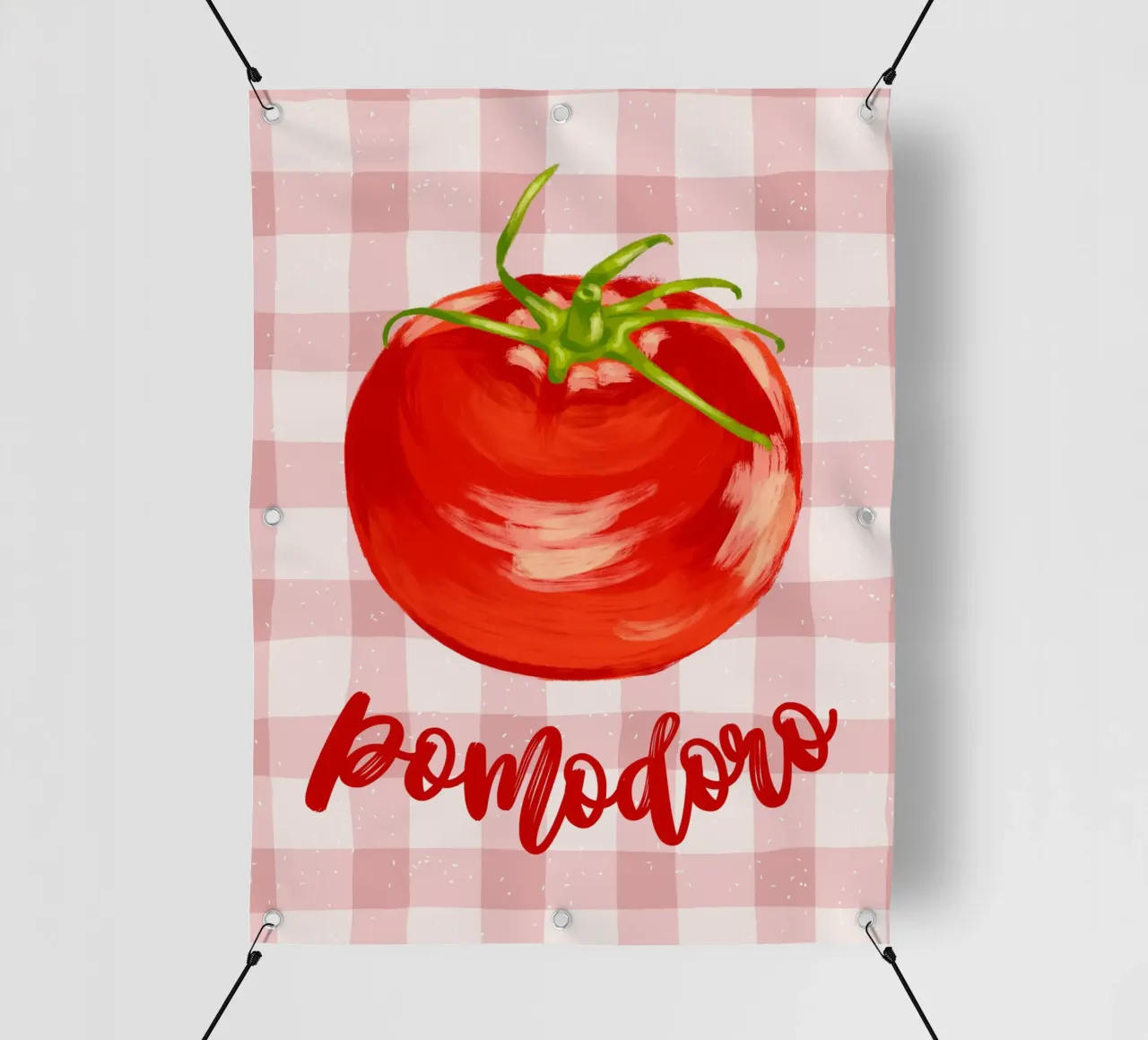 Pomodoro telo in pvc da PinkCandyWalls