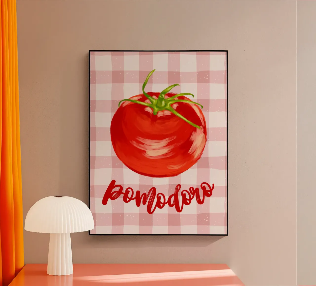 Pomodoro plexiglass da PinkCandyWalls