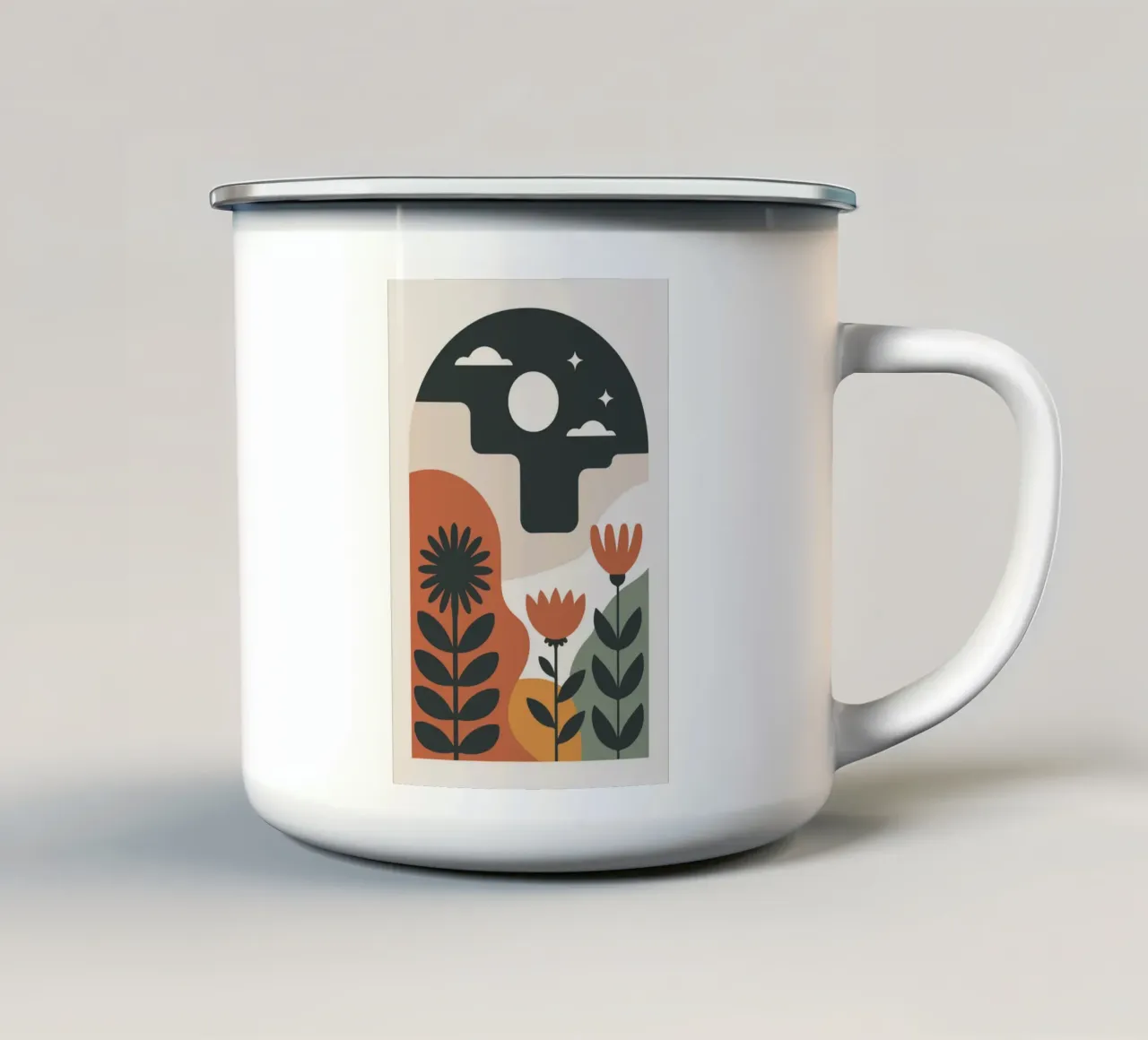 Night Bloom tazza in smalto da LisaArtes