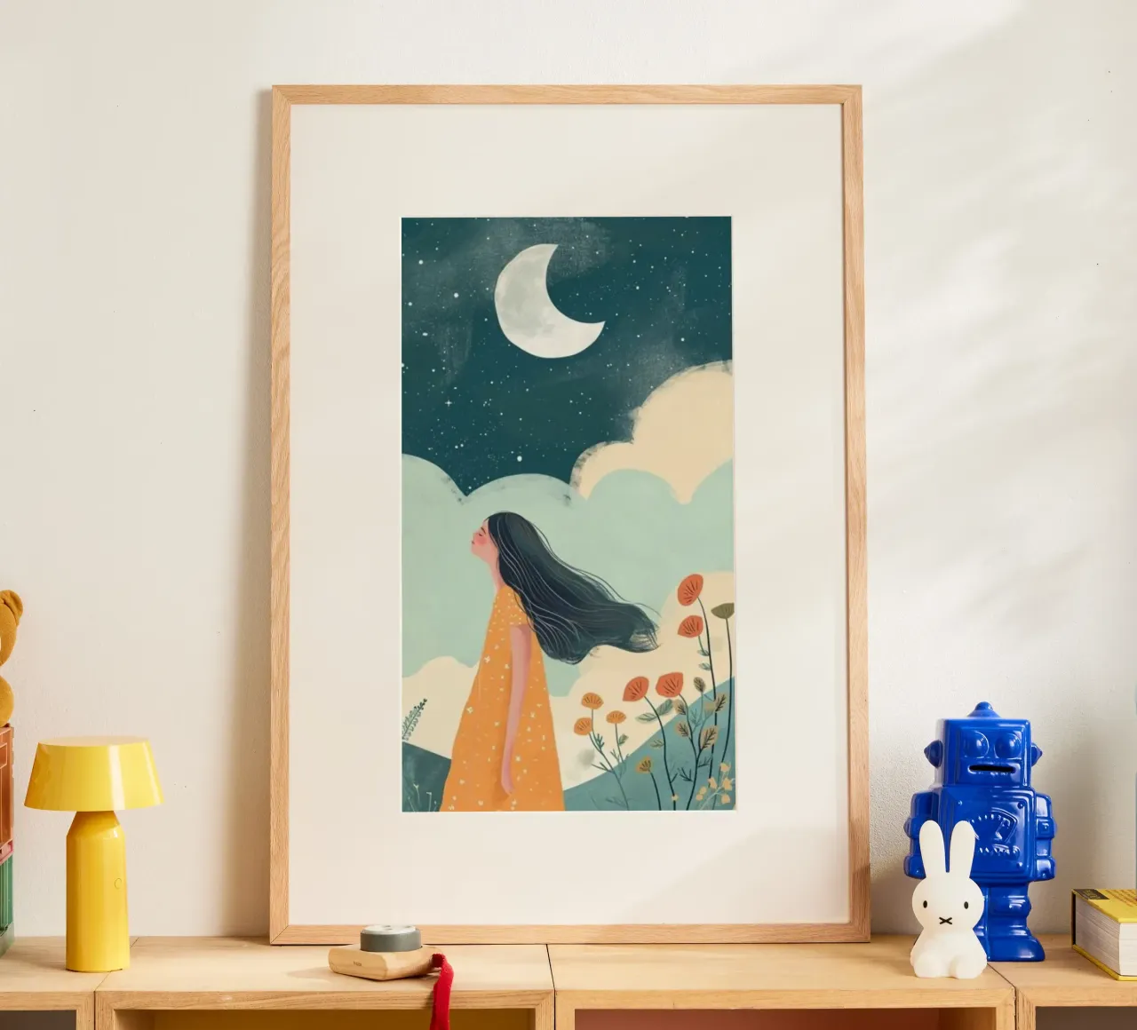 girl in moonlight poster da throme