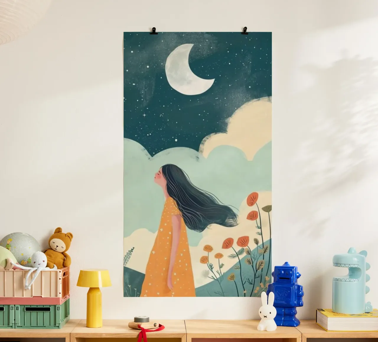 girl in moonlight poster da throme