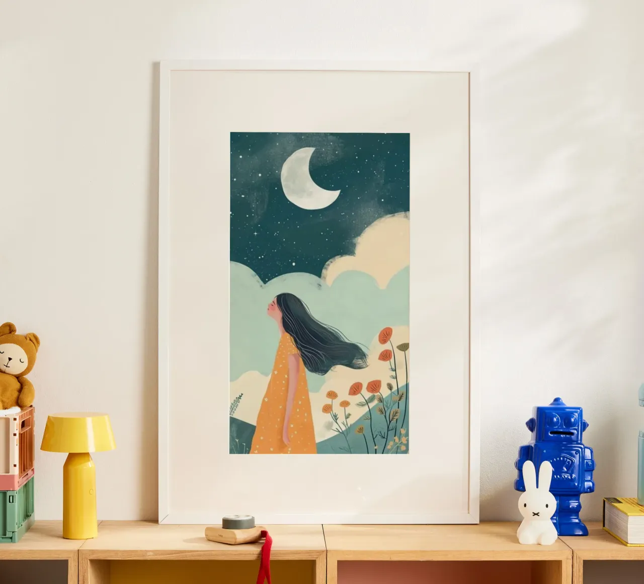 girl in moonlight poster da throme