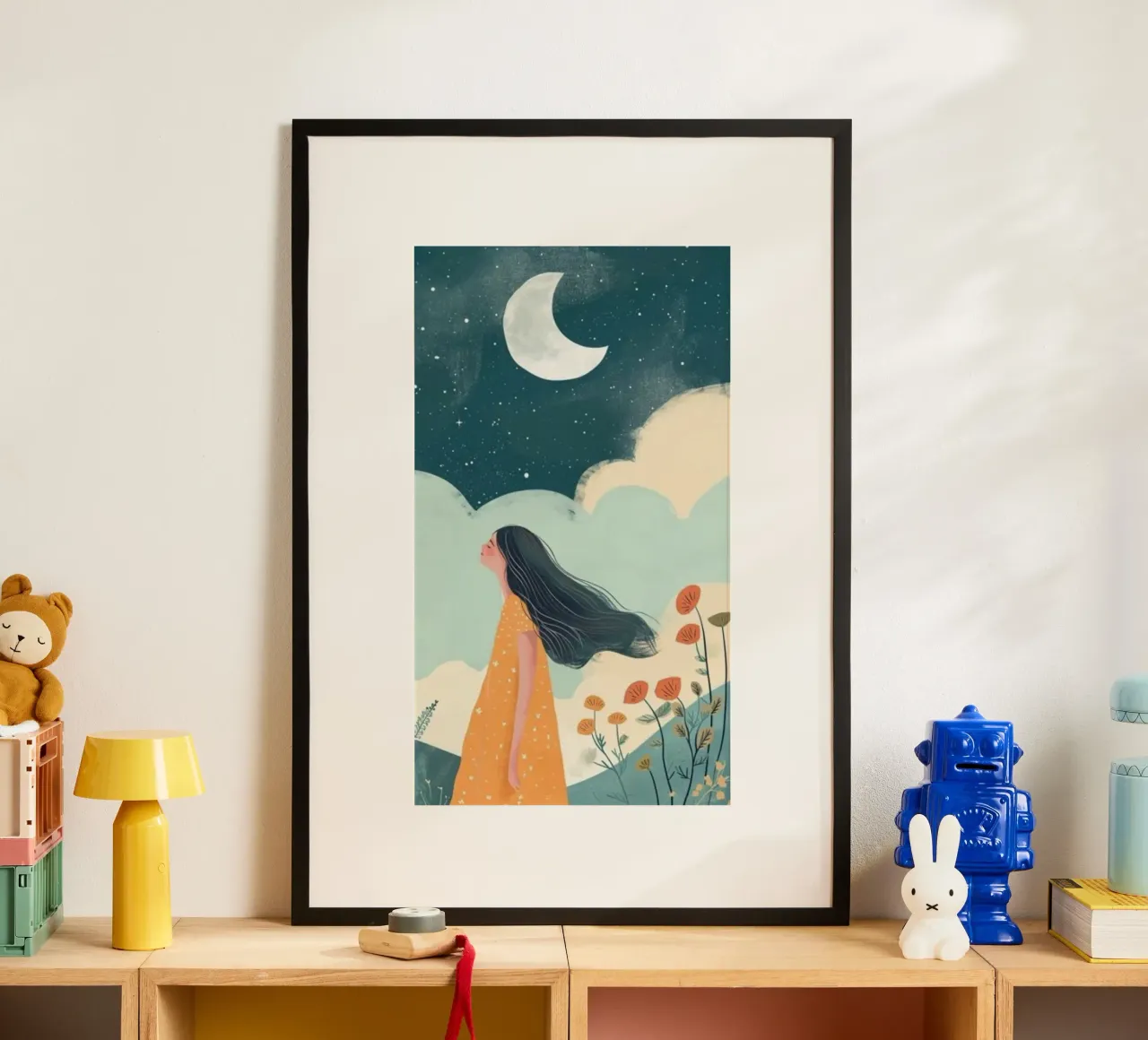 girl in moonlight poster da throme