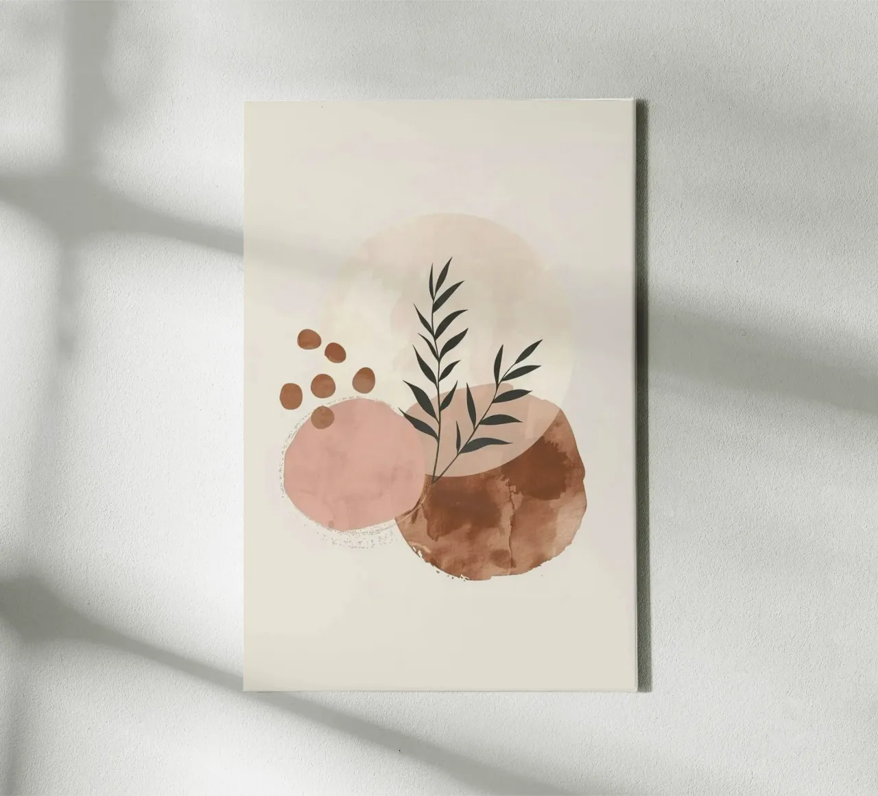 shape and branch tela con Cornice a cassetta da chaodays