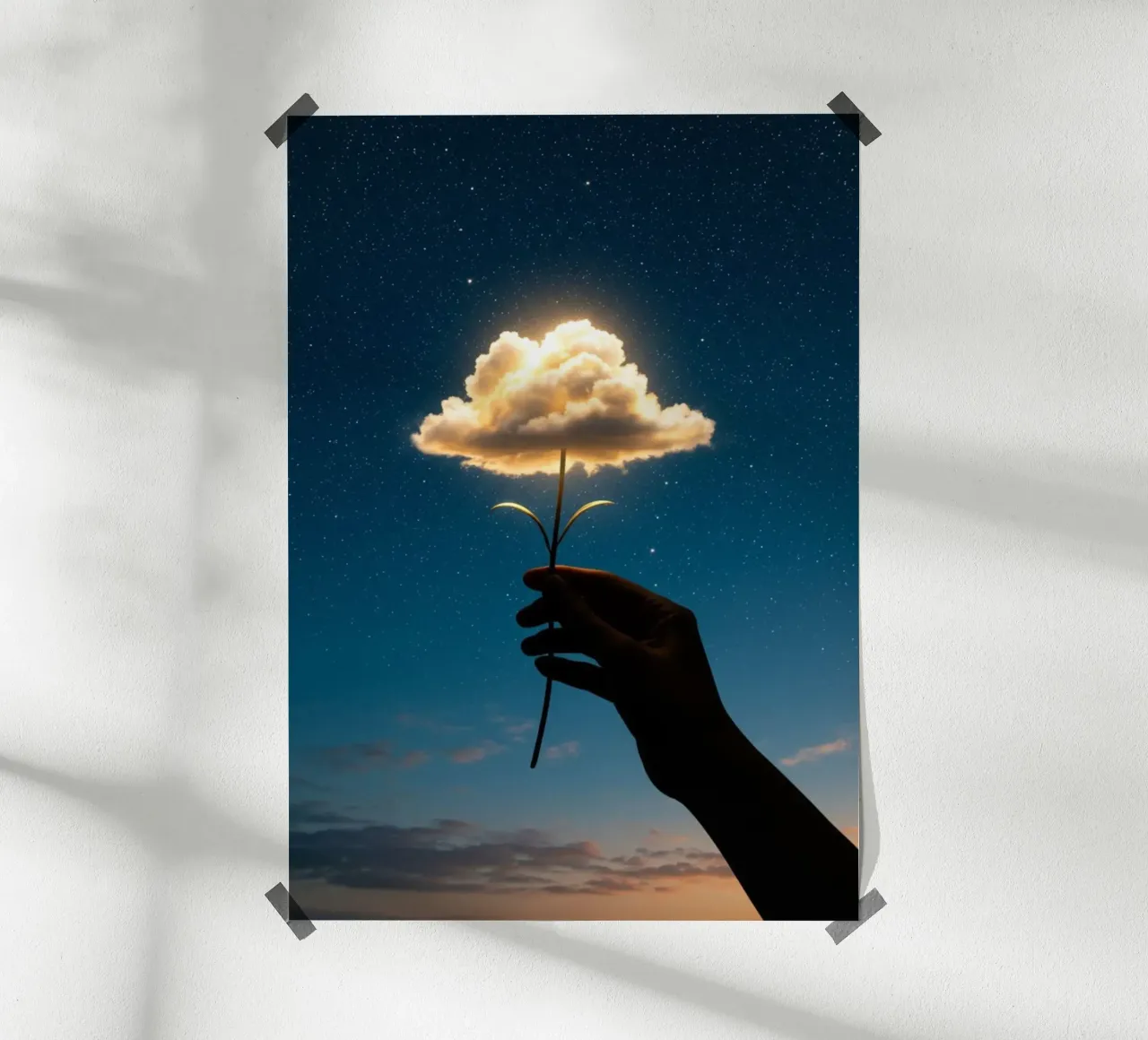 flower cloud poster da throme