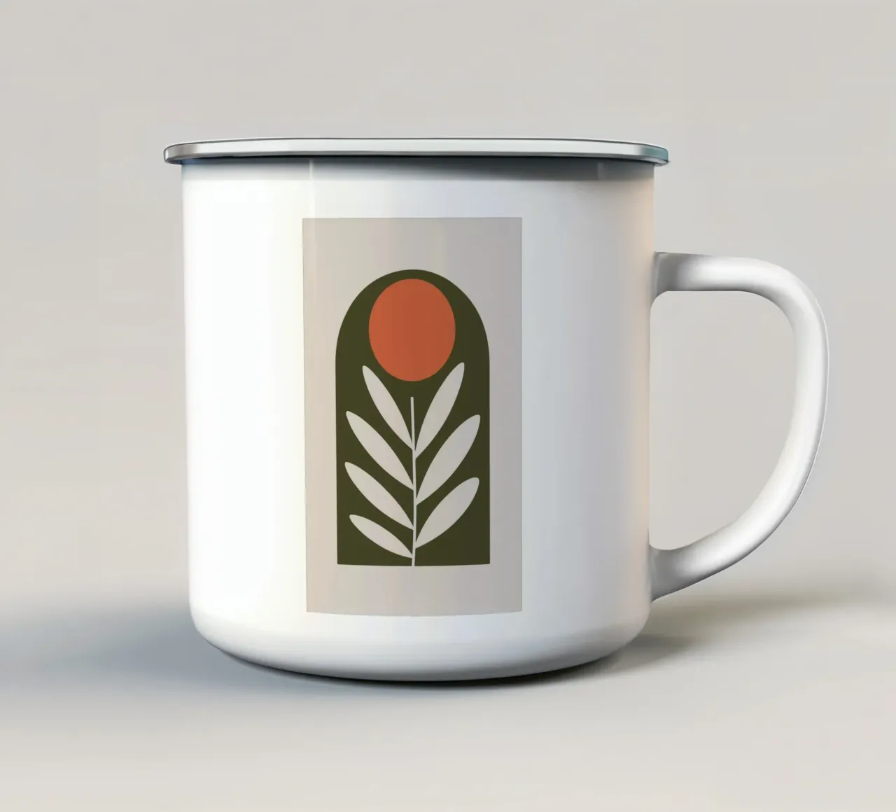 Olive Branch tazza in smalto da LisaArtes