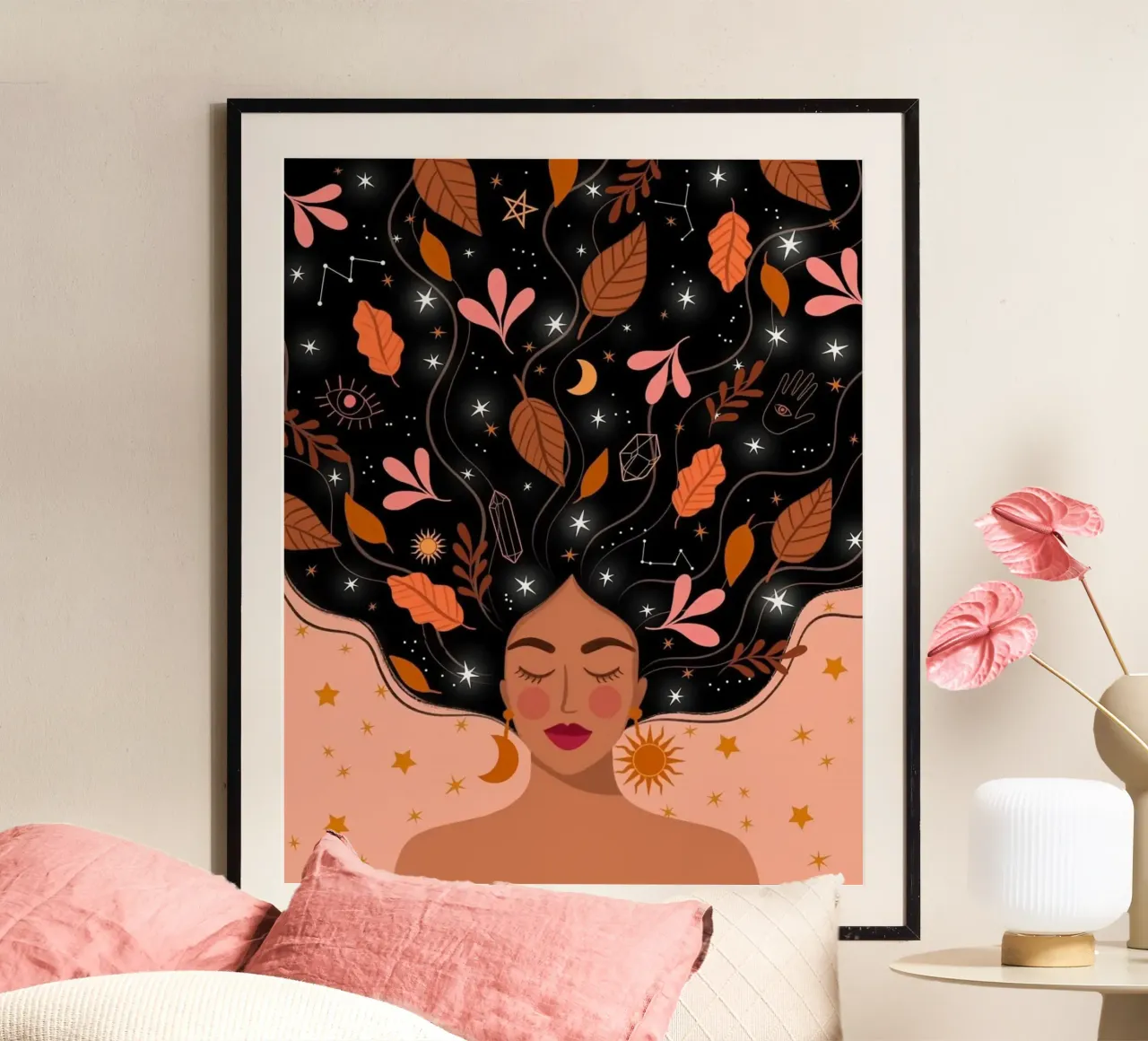 giant leaf star sky poster da throme