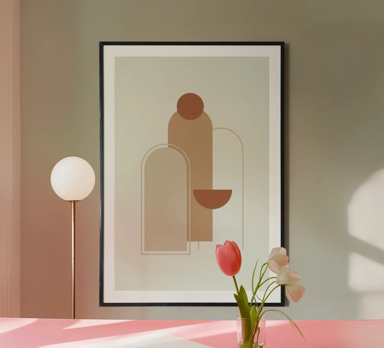 line window circle Poster von chaodays