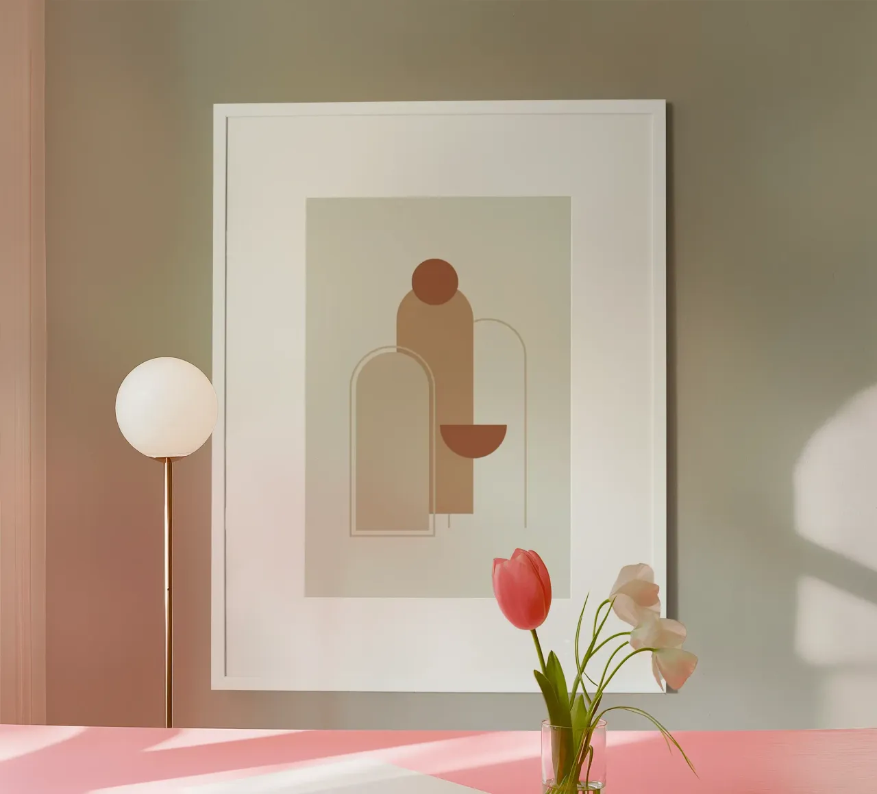 line window circle Poster von chaodays