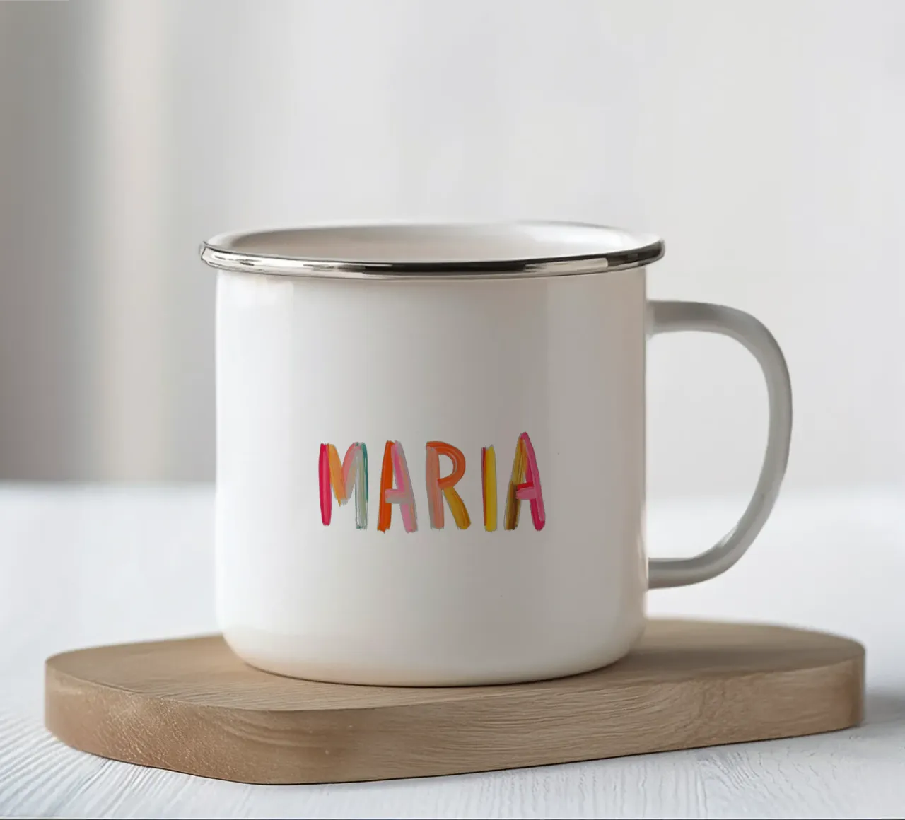 Maria tazza in smalto da Giggly Colors