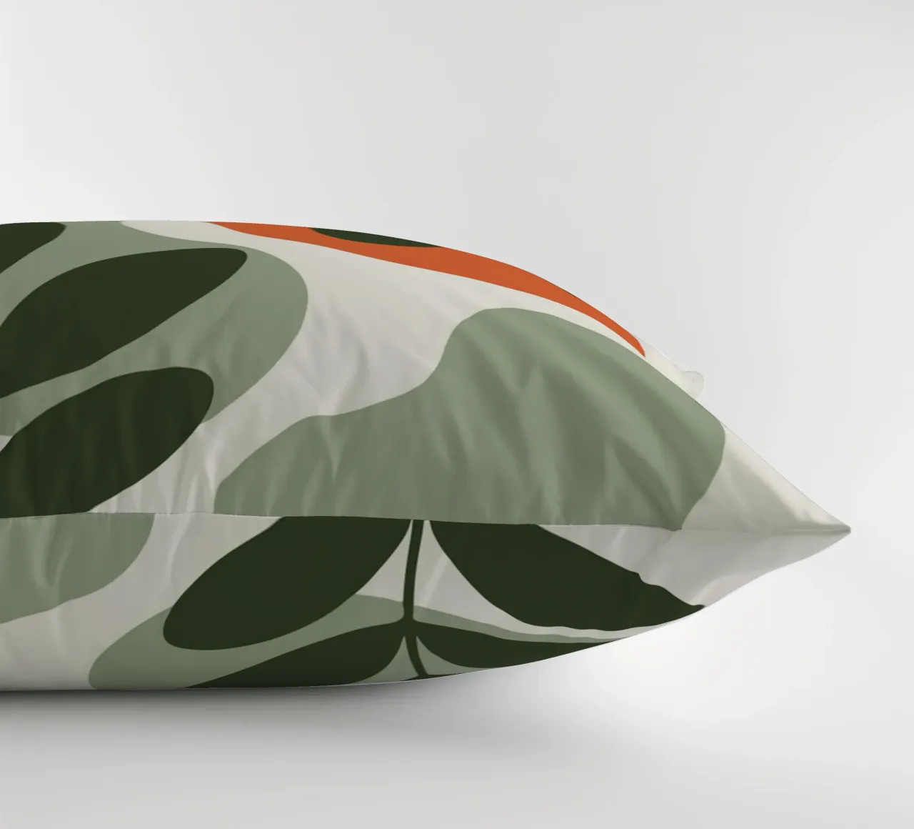 Overlapping Leaves on Organic Blobs cuscino da LisaArtes