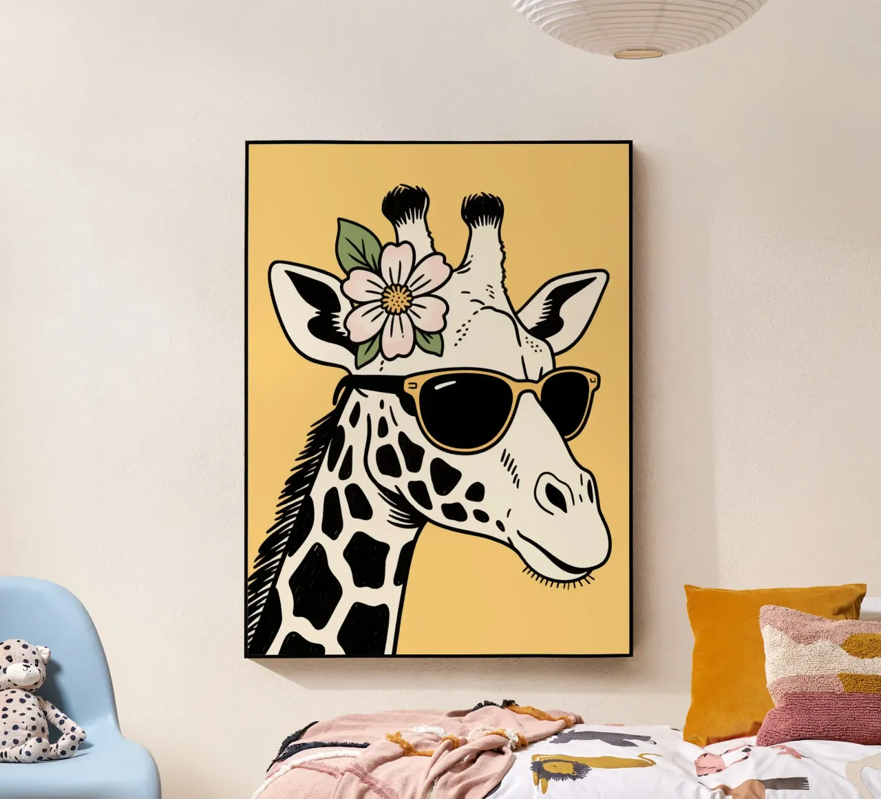 Funny Giraffe plexiglass da knowledge