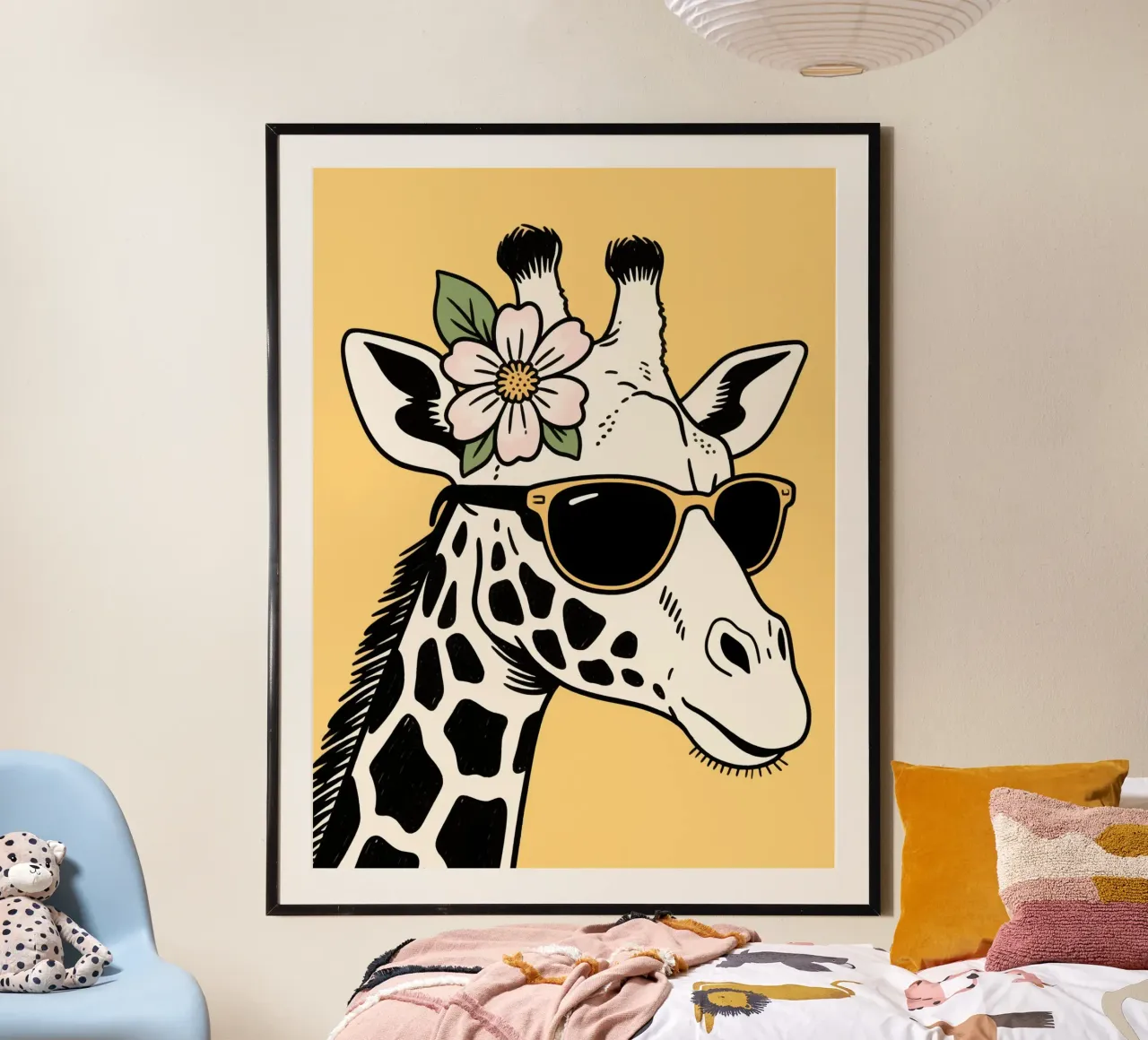 Funny Giraffe poster da knowledge