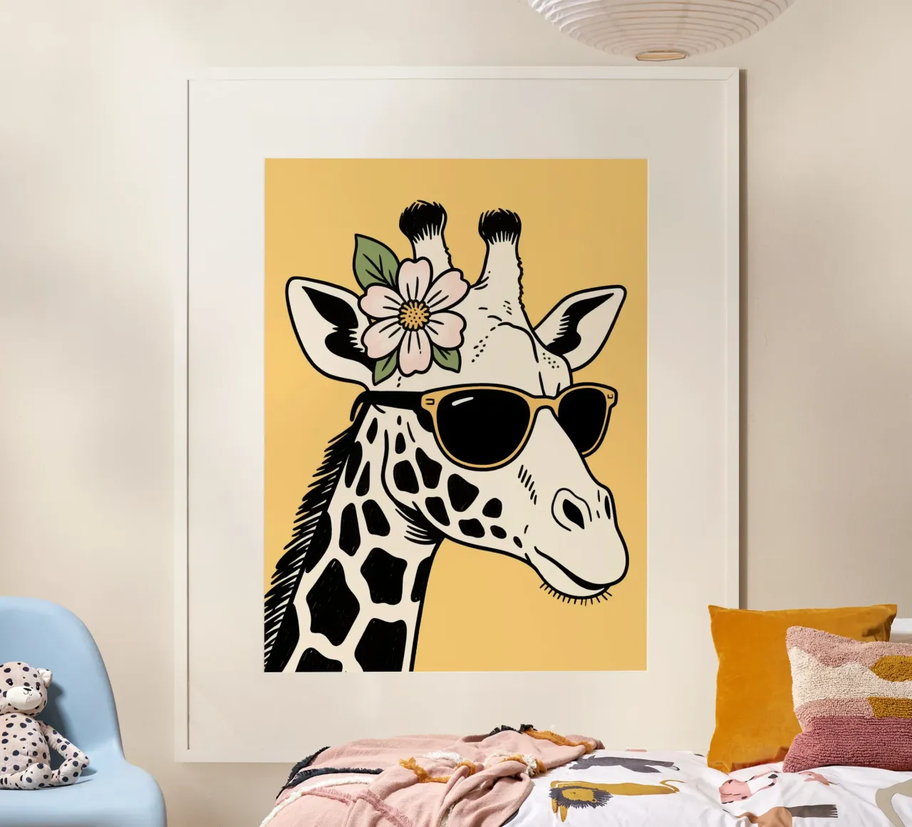 Funny Giraffe poster da knowledge