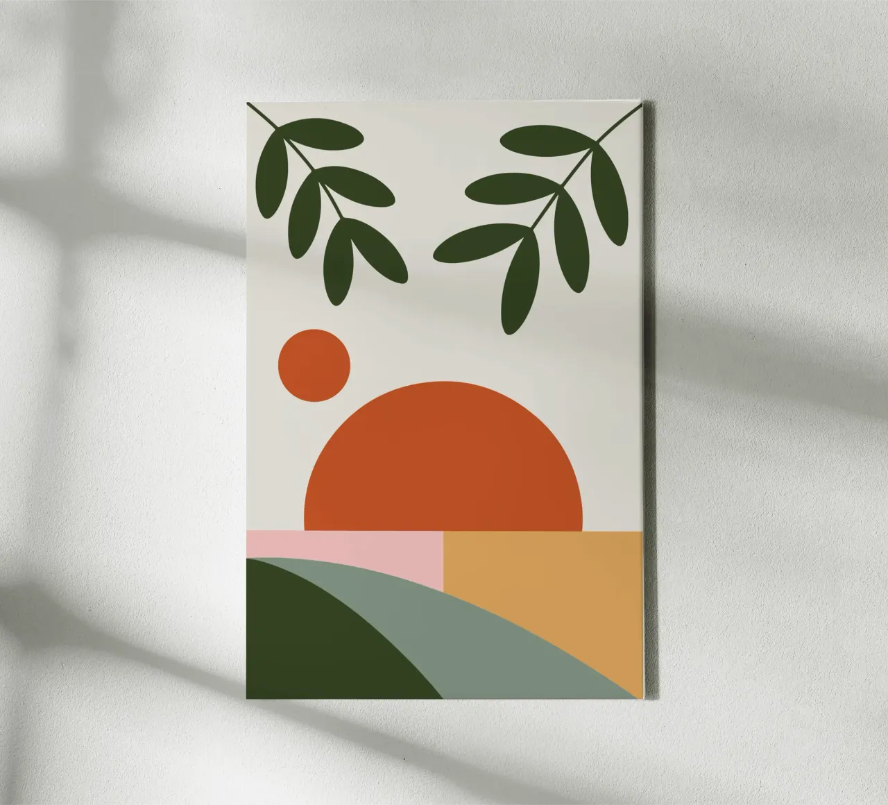 Plant Shadows tela con Cornice a cassetta da LisaArtes
