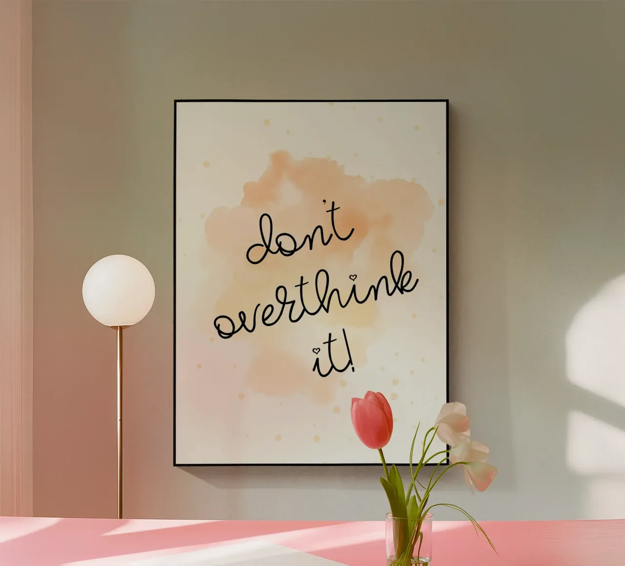 Don't overthink it plexiglass da PinkCandyWalls