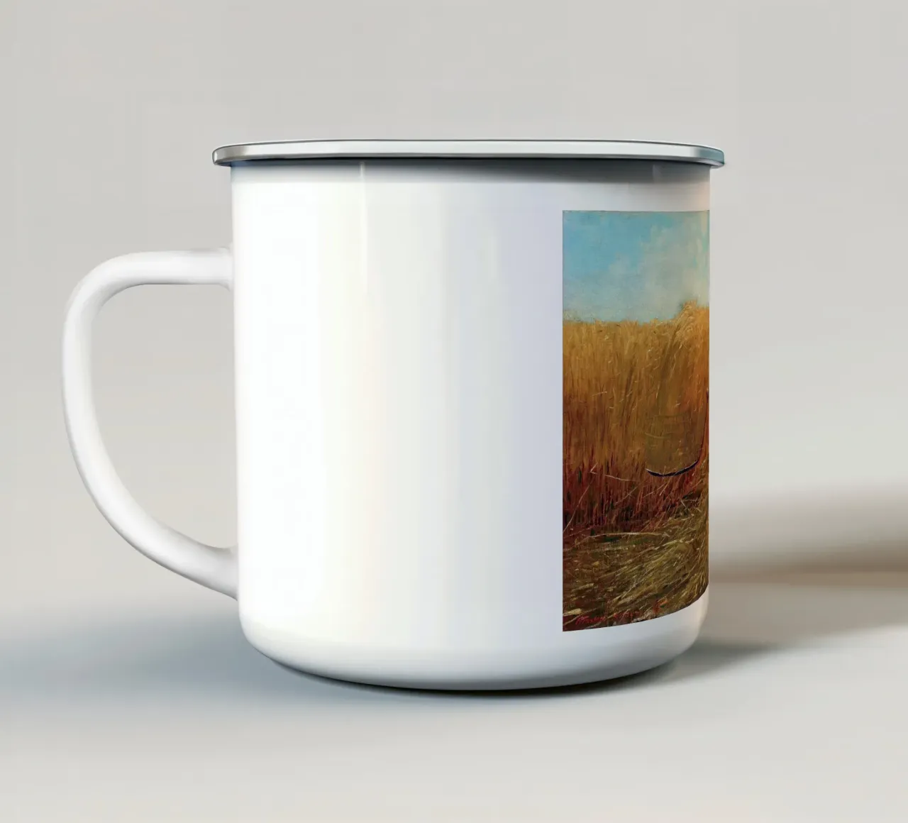 The Veteran in a New Field tazza in smalto da apoloprints
