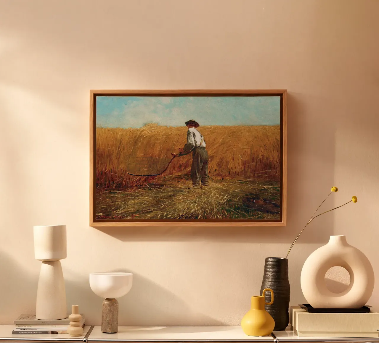 The Veteran in a New Field tela con Cornice a cassetta da apoloprints