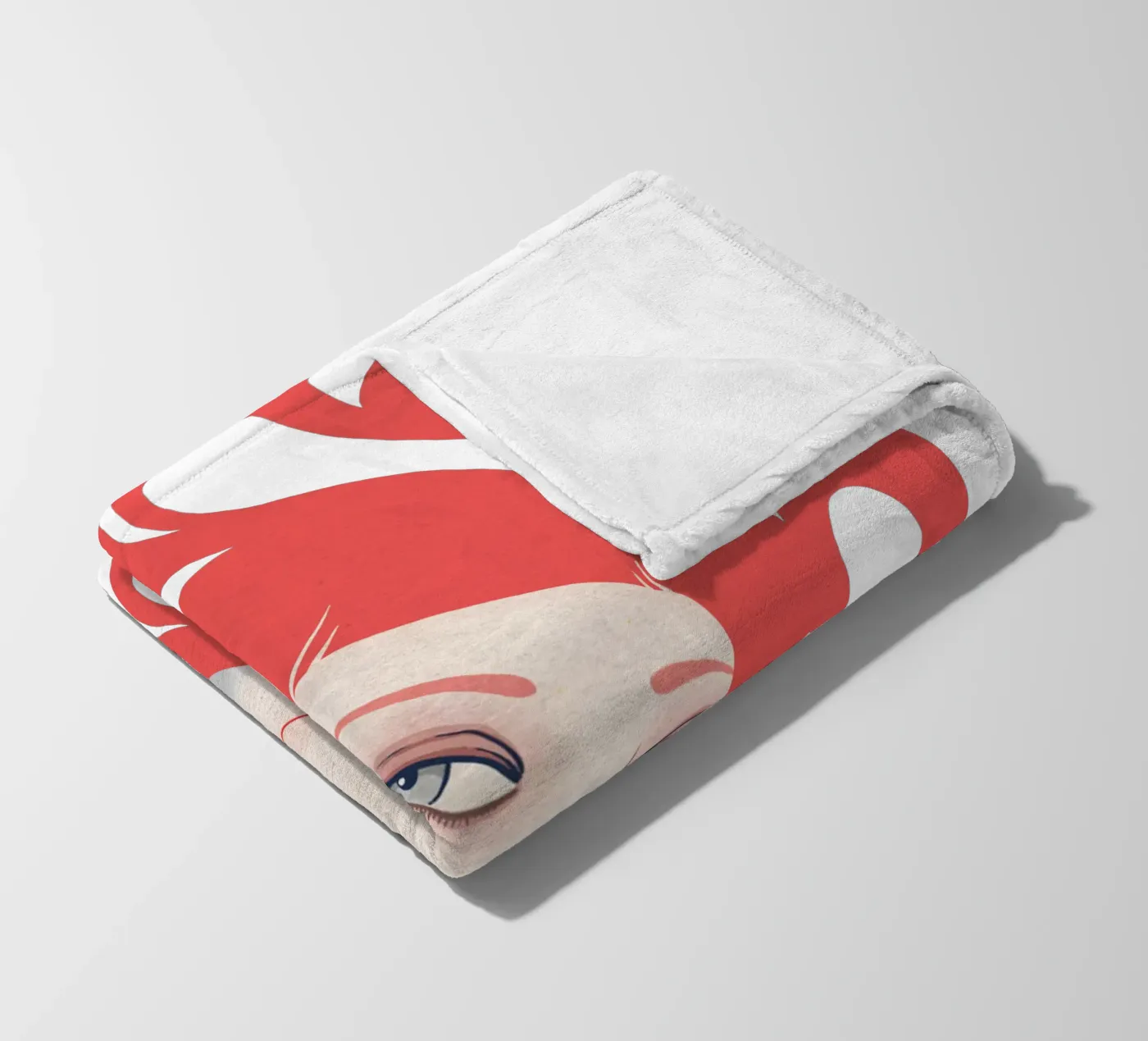 Rose fleecedeken van Kuba Gornowicz