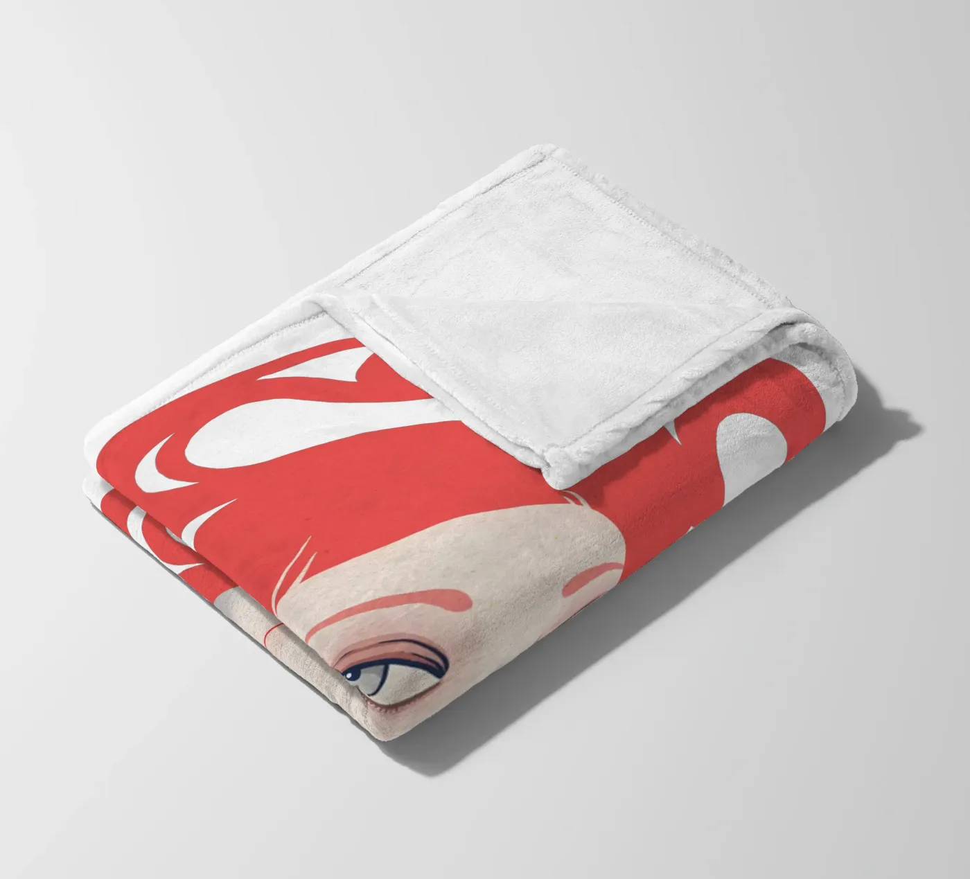 Rose fleecedeken van Kuba Gornowicz