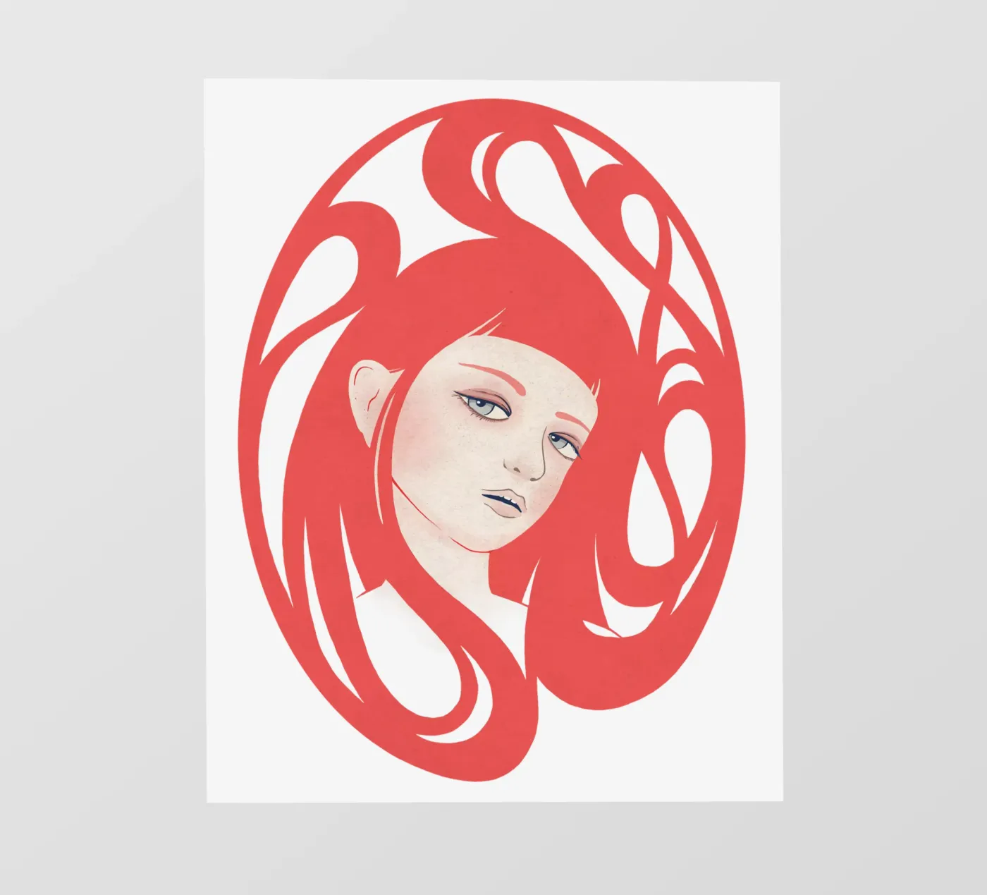 Rose fotobehang van Kuba Gornowicz