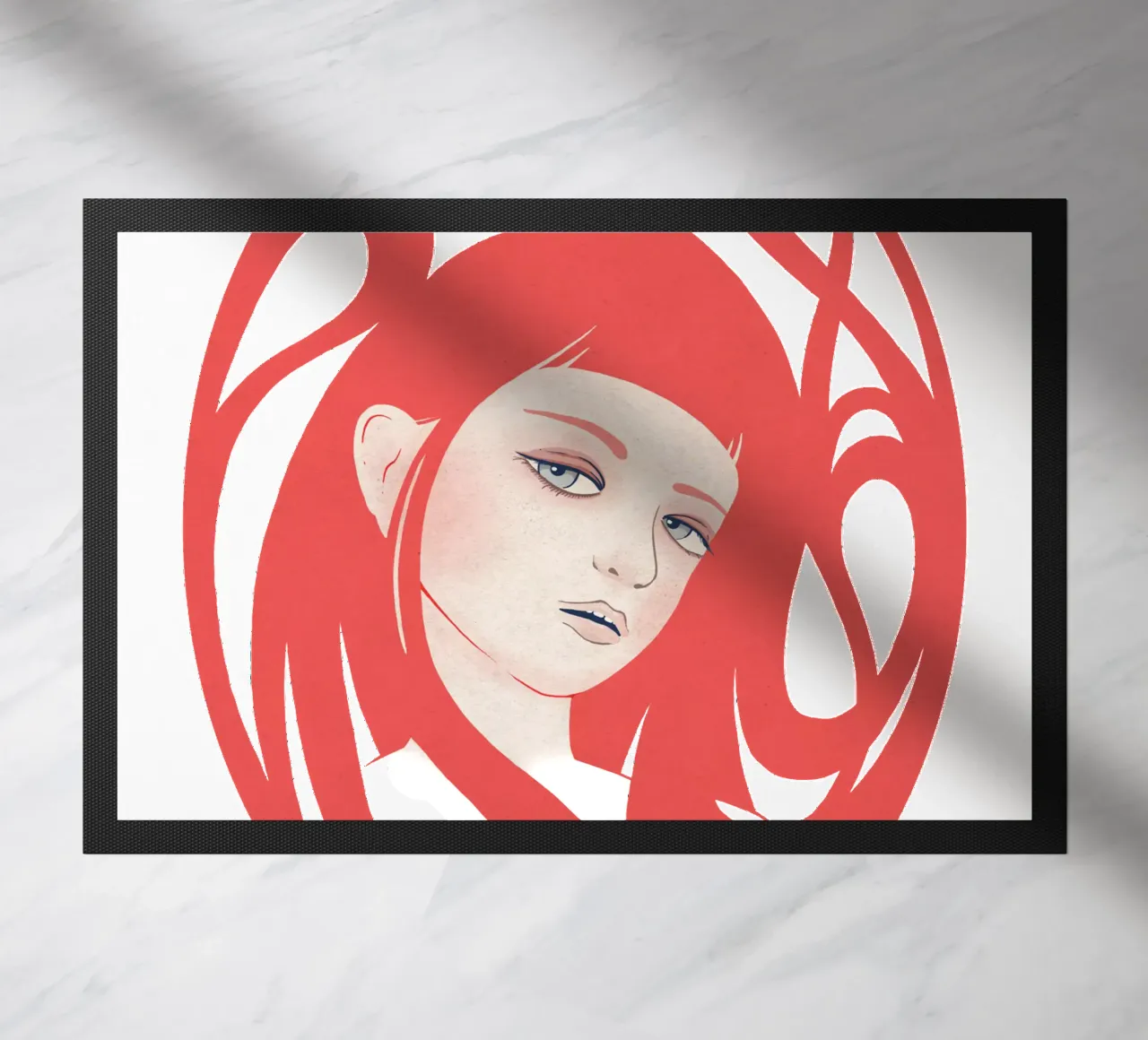 Rose deurmat van Kuba Gornowicz