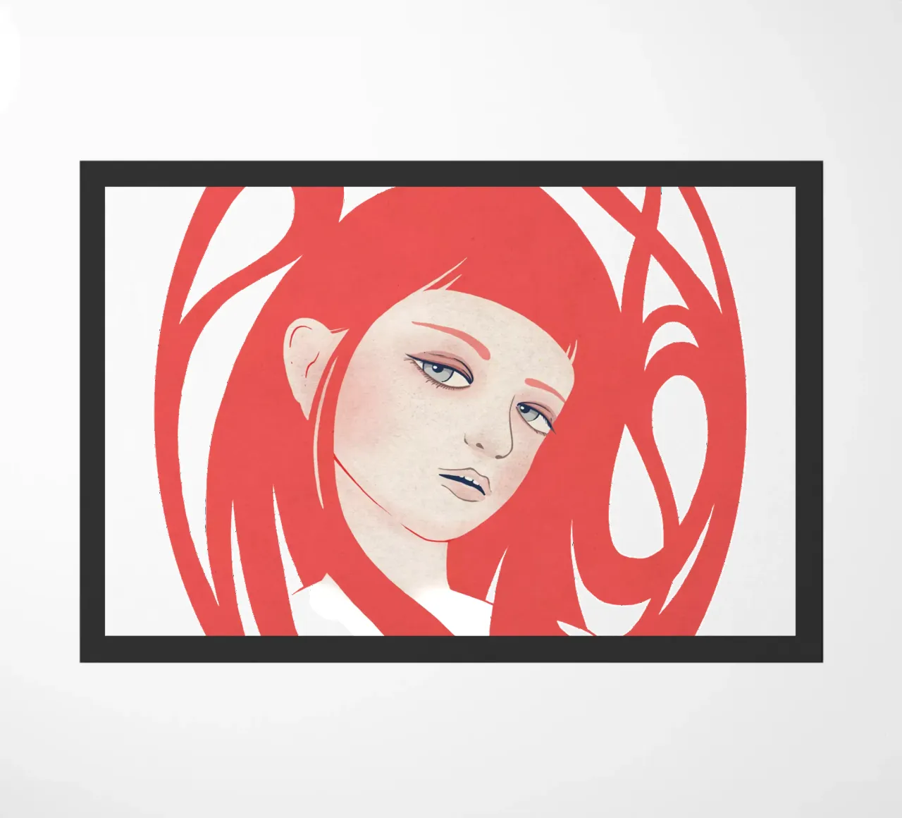 Rose deurmat van Kuba Gornowicz