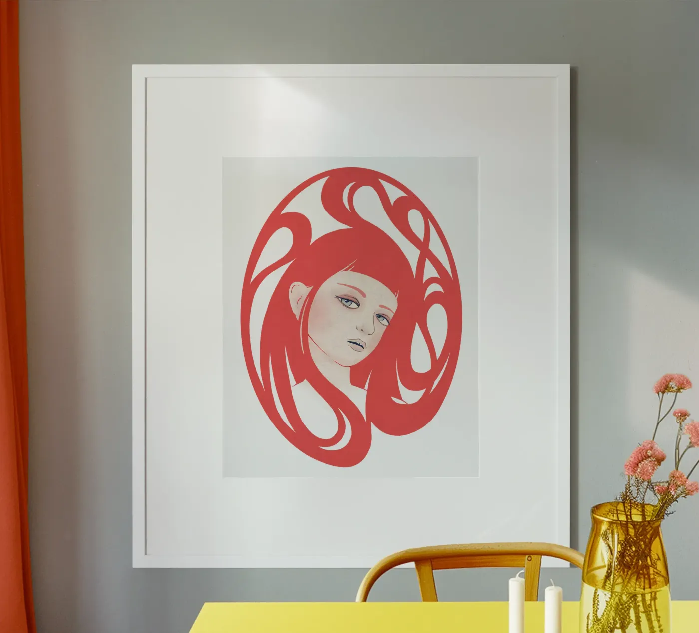 Rose poster de Kuba Gornowicz