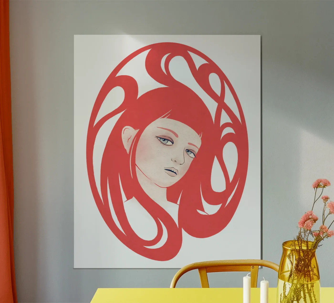 Rose poster de Kuba Gornowicz