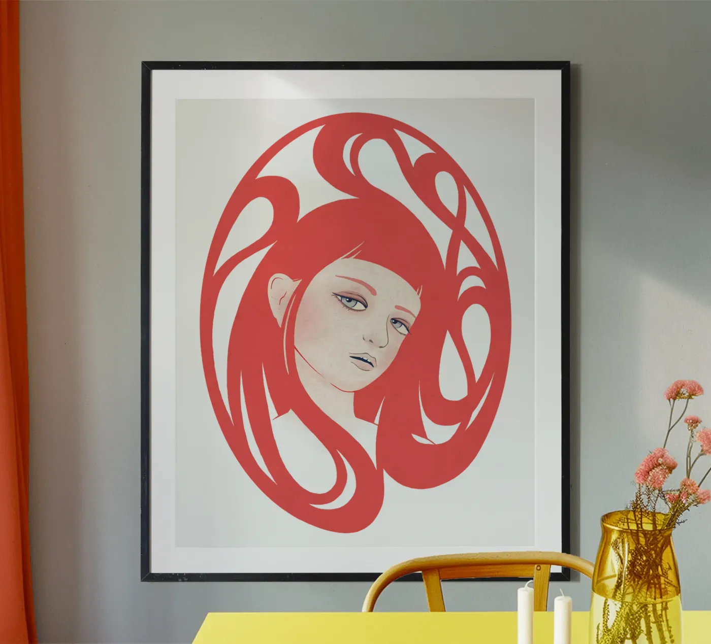 Rose poster de Kuba Gornowicz